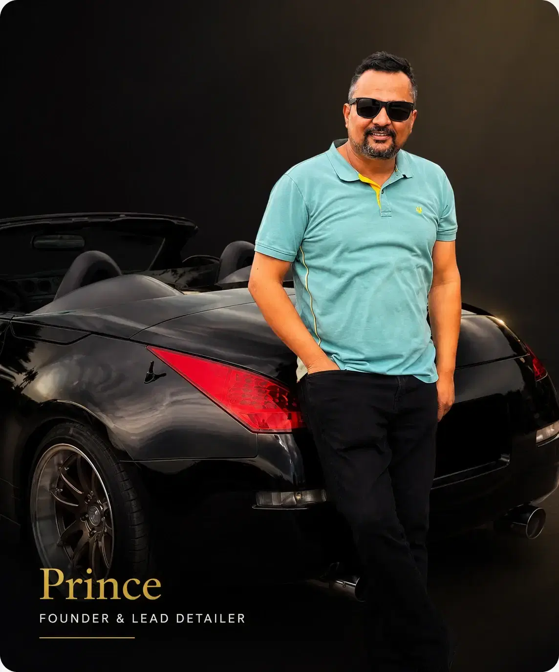 Prince, founder and lead detailer at Shine On with Prince Auto Detailing